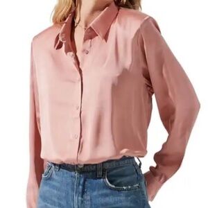 ASTR The Label Pink/Blush Top - S